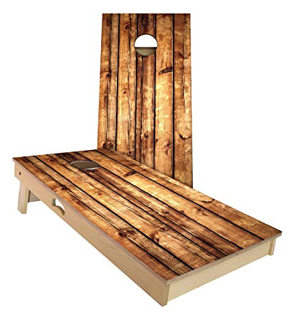 Slick Woody's Rustic Pallet Cornhole Set 4 by 2 feet