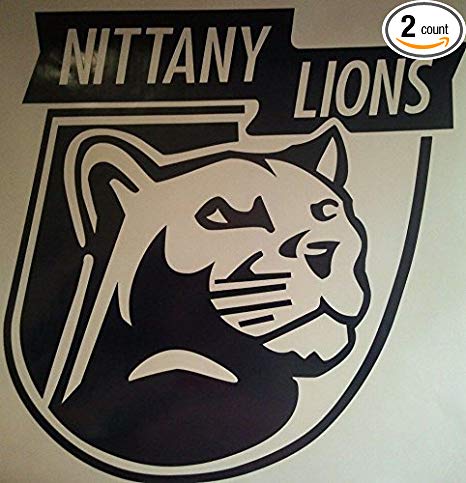 Penn State Nittany Lions Cornhole Decals - 2 Cornhole Decals