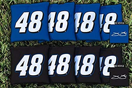 8 NASCAR Jimmie Johnson #48 Regulation All Weather Cornhole Bags