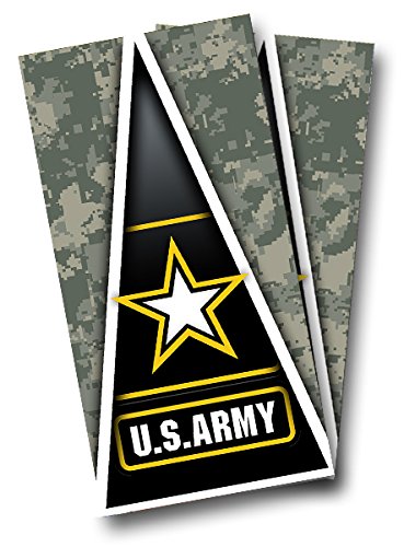 U.S. Army Star Digital CAMO CORNHOLE WRAP SET Vinyl Board DECAL Baggo Bag Toss Boards MADE IN the USA