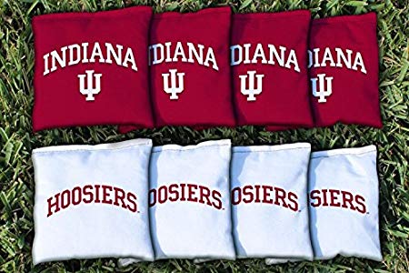 NCAA Replacement All Weather Cornhole Bag Set NCAA Team: Indiana Iu Hoosiers