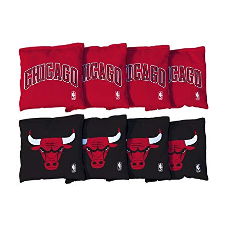 8 Chicago CHI Bulls Regulation Corn Filled Cornhole Bags