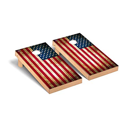 US Vintage Flag Regulation Cornhole Game Set