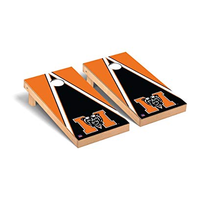 Victory Tailgate Mercer Bears Regulation Cornhole Game Set Triangle Version