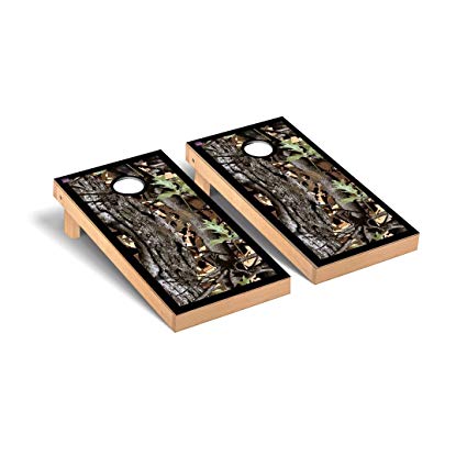 Camouflage Black Border Cornhole Game Set