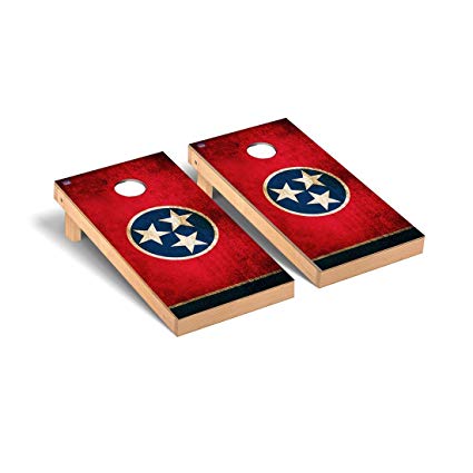 Tennessee Flag Vintage Regulation Cornhole Game Set