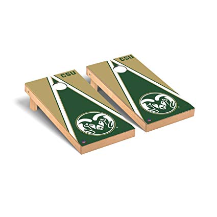 Colorado State University CSU Rams Cornhole Game Set Triangle Wooden