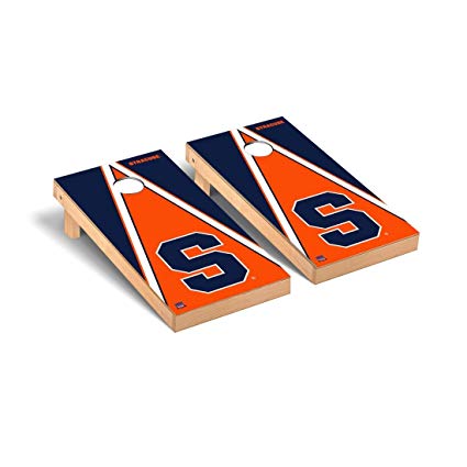 Syracuse Orange Regulation Cornhole Game Set Triangle Version