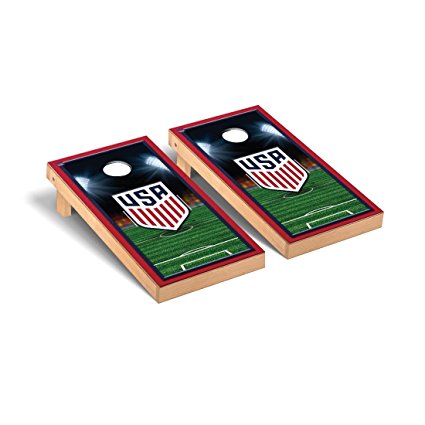 US Soccer USSF Regulation Cornhole Game Set Soccer Field Version 1