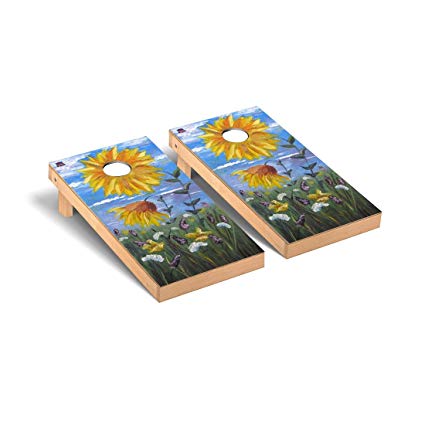 Flowers Cornhole Game Set