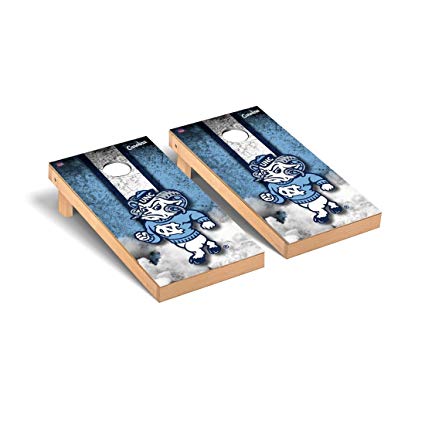 North Carolina Tar Heels Regulation Cornhole Game Set Vintage Version 2