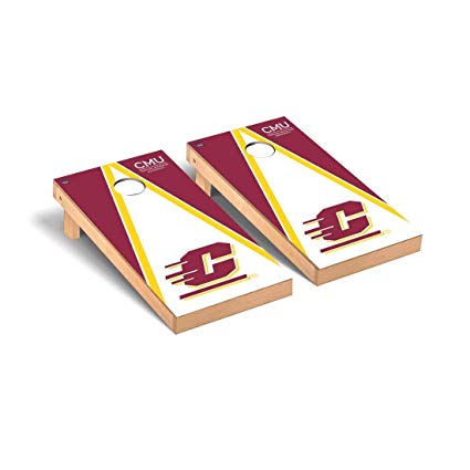 Victory Tailgate Central Michigan Chippewas Regulation Cornhole Game Set Triangle Version