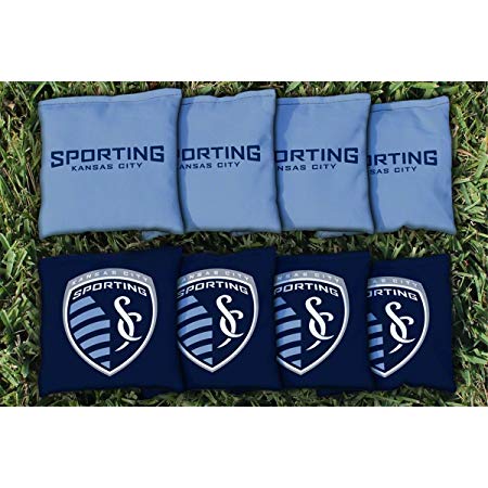 MLS Replacement Corn Filled Cornhole Bag Set MLS Team: Sporting Kansas City Wizards