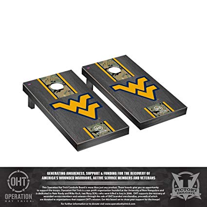 Victory Tailgate West Virginia University Mountaineers WVU Cornhole Game Set