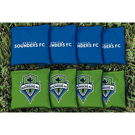 MLS Replacement Corn Filled Cornhole Bag Set MLS Team: Seattle Sounders Football Club Rave Green