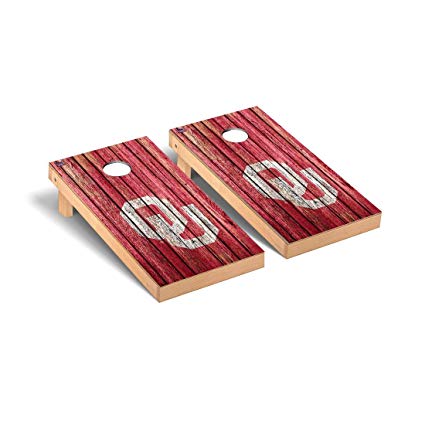 Victory Tailgate Oklahoma Sooner Regulation Cornhole Game Set Weathered Version