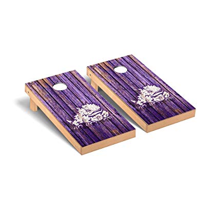 Victory Tailgate Texas Christian University TCU Horned Frogs Regulation Cornhole Game Set Weathered Version