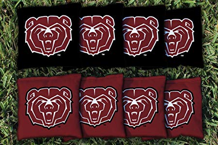 NCAA Replacement Corn Filled Cornhole Bag Set NCAA Team: Missouri State University Bears