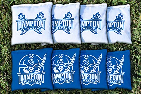 NCAA Replacement Corn Filled Cornhole Bag Set NCAA Team: Hampton University Pirates