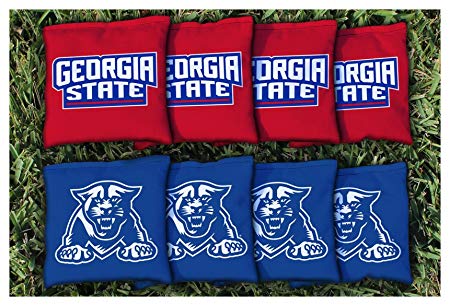 NCAA Replacement Corn Filled Cornhole Bag Set NCAA Team: Georgia State University Panthers