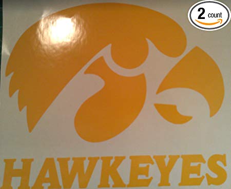 Iowa State Hawkeyes Cornhole Decals - 2 Cornhole Decals