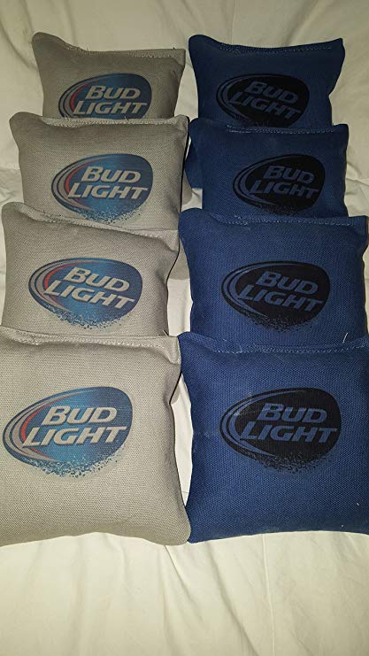 Bud Light tournament regulation cornhole bags set of 8