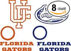 Florida Gators Cornhole Decals - 6 Cornhole Decals - 2 Free Window Decals