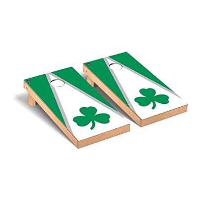 Shamrock Cornhole Game Set Triangle Version 2