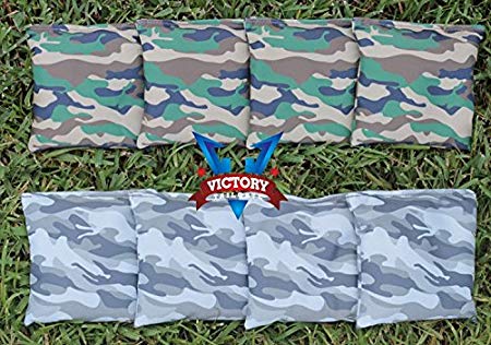 Custom Camouflage Cornhole Bag Set (corn Filled)