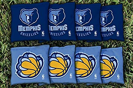 NBA Replacement All Weather Cornhole Bag Set NBA Team: Memphis Grizzlies