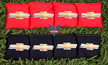 Custom Chevy Bowtie Ver 1 Cornhole Bag Set (corn filled)