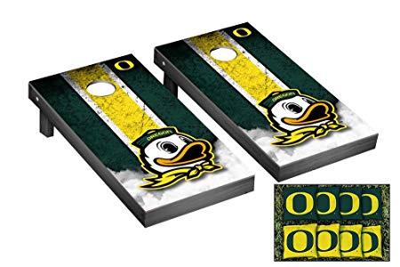 Oregon Ducks Desktop Mini Cornhole Game Set