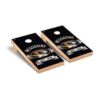 Victory Tailgate Missouri Mizzou Tigers Regulation Cornhole Game Set Banner Vintage Version