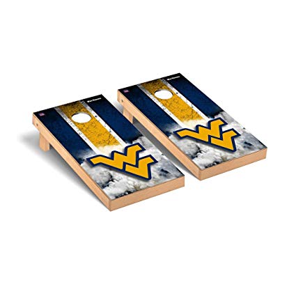 Victory Tailgate West Virginia Mountaineers Regulation Cornhole Game Set Vintage Version