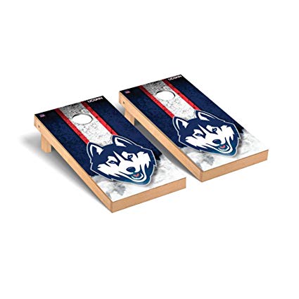 Victory Tailgate Connecticut UCONN Huskies Regulation Cornhole Game Set Vintage Version