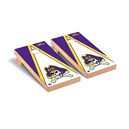 Victory Tailgate East Carolina Pirates Regulation Cornhole Game Set Triangle Version