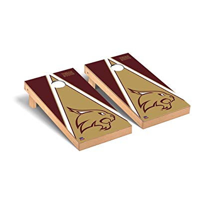 Victory Tailgate Texas State Bobcats Regulation Cornhole Game Set Triangle Version