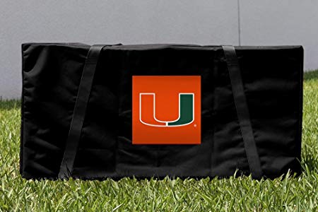 Miami Hurricanes Cornhole Storage Carrying Case