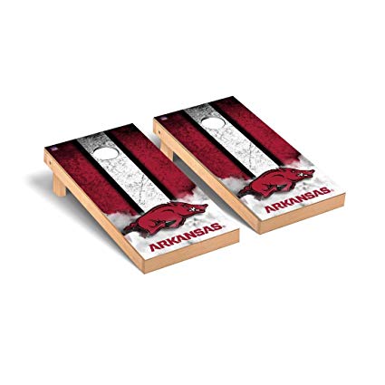 Arkansas Razorbacks Regulation Cornhole Game Set Vintage Version