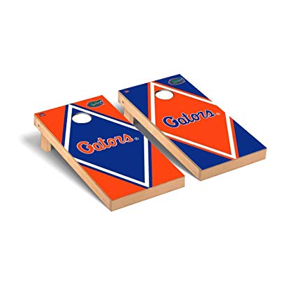 Victory Tailgate Florida UF Gators Regulation Cornhole Game Set Diamond Script Version