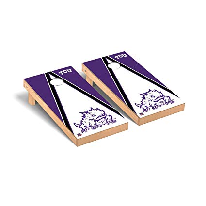 Victory Tailgate Texas Christian University TCU Horned Frogs Regulation Cornhole Game Set Triangle Version