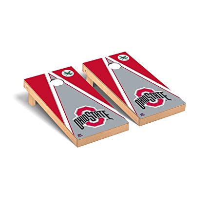 Victory Tailgate NCAA Ohio State University Buckeyes OSU Triangle Version Cornhole Game Set