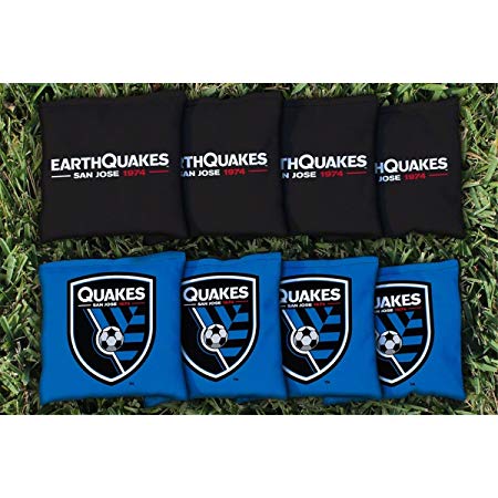 MLS Replacement Corn Filled Cornhole Bag Set MLS Team: San Jose Earthquakes Goonies