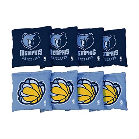 8 Memphis Grizzlies Regulation Corn Filled Cornhole Bags