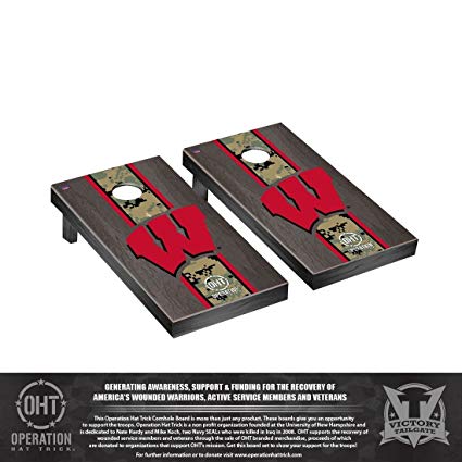 Victory Tailgate Wisconsin Badgers Cornhole Game Set