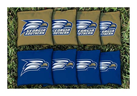 NCAA Replacement Corn Filled Cornhole Bag Set NCAA Team: Georgia Southern University Eagles