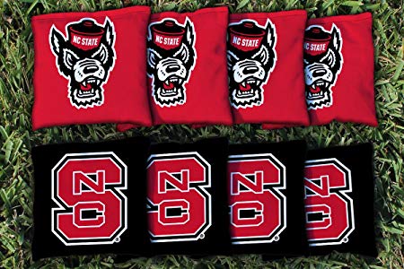 NCAA Replacement All Weather Cornhole Bag Set NCAA Team: North Carolina State Wolfpack