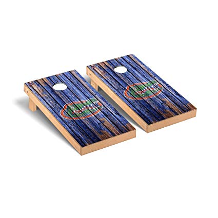 Victory Tailgate Florida UF Gators Regulation Cornhole Game Set Weathered Version