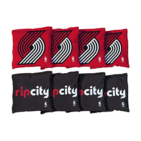 8 Portland Blazers Trailblazers Regulation Corn Filled Cornhole Bags