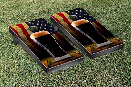 American Beer Themed Cornhole Game Set